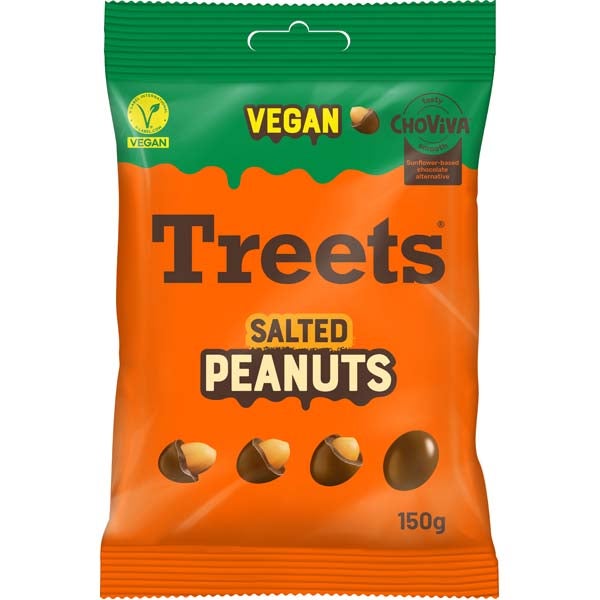 Treets Salted Peanuts suklaakuorrutettu maapähkinä 150g