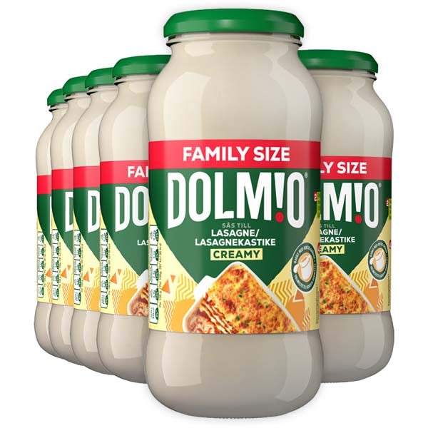 6kpl Dolmio Creamy lasagnekastike 655g