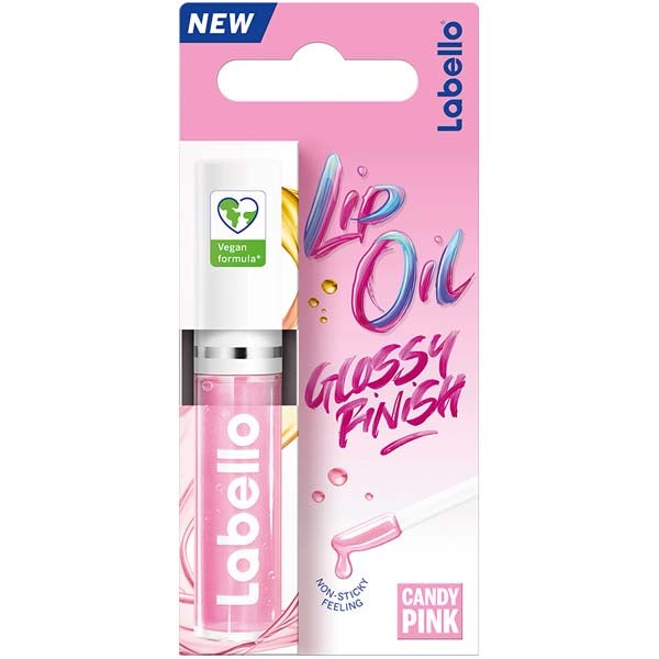 Labello Caring Lip Oil Candy Pink huuliöljy 5,5ml