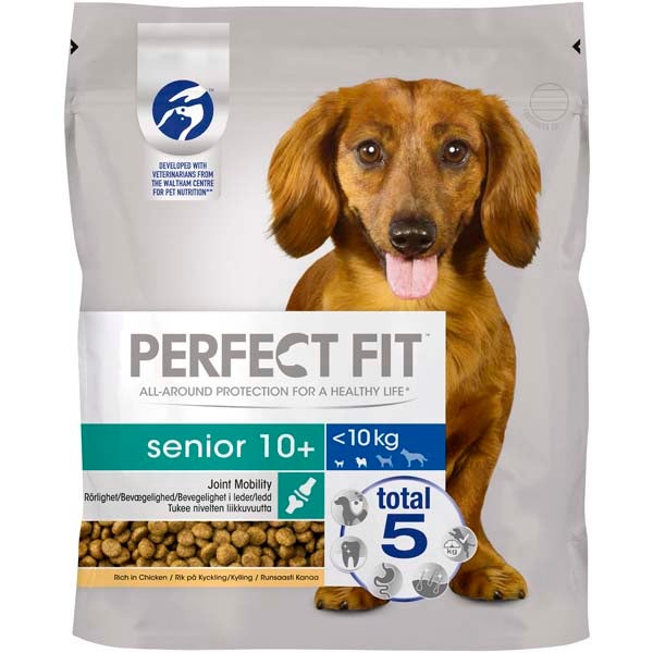 Perfect Fit Senior 10+ kana koiran täysravinto 825g