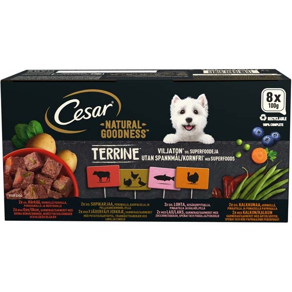 Cesar Natural Goodness Viljaton koiran märkäruoka 100g