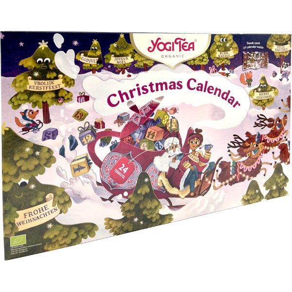 YogiTea Christmas Calendar teejoulukalenteri luomu 24ps