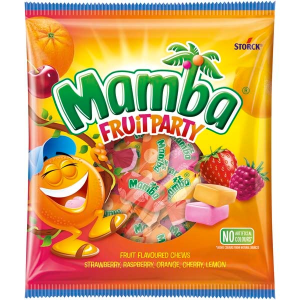 Mamba Fruit Party hedelmätoffeesekoitus 140g