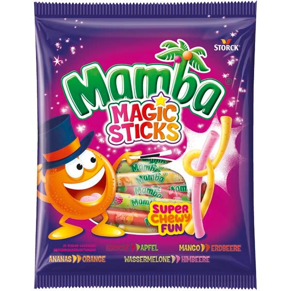 Mamba Magic Sticks hedelmätoffee 140g