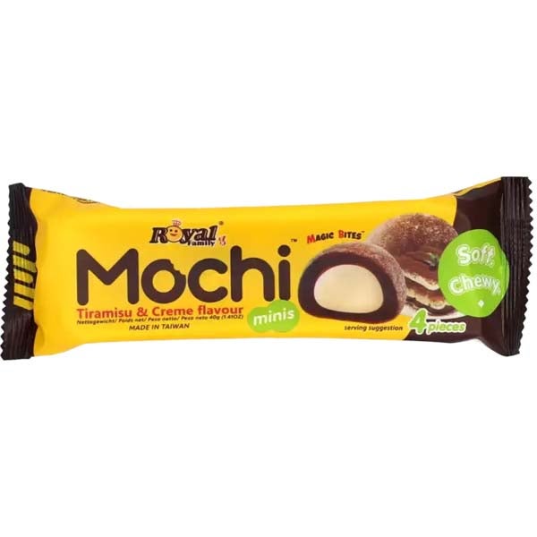 Royal Family Mochi Mini Tiramisu & Creme riisimakeinen 40g