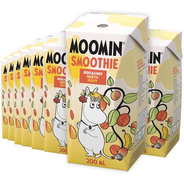 18kpl Moomin Hedelmäinen smoothie 200ml