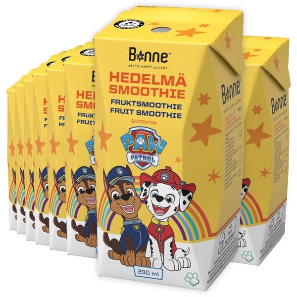 18kpl Bonne Ryhmä Hau hedelmäsmoothie 200ml
