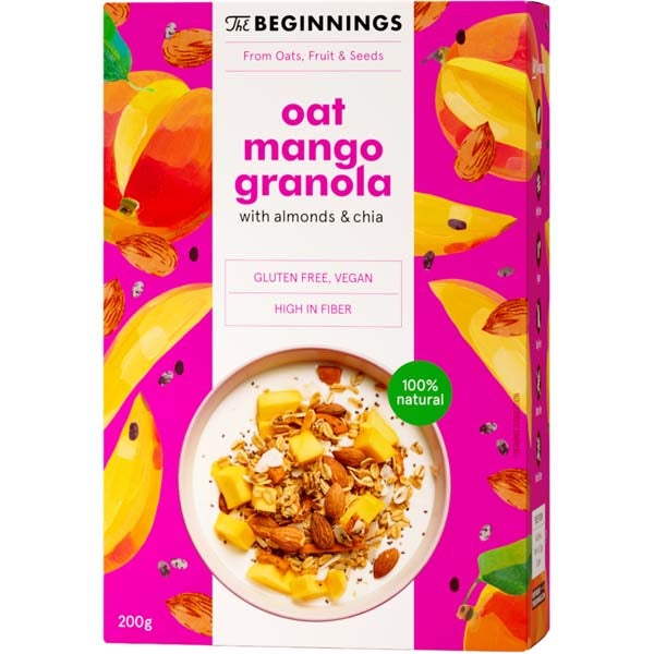 The Beginnings Oat Mango granola 200g