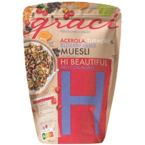 Graci Functional Cereals acerola, kurkuma ja seljanmarja mysli 300g