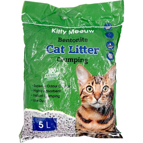 Kitty Meeuw Bentonite paakkuuntunva kissanhiekka 5l/4kg