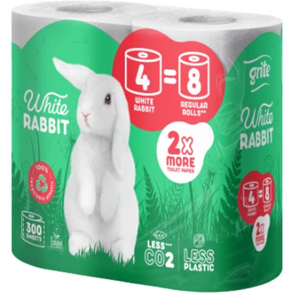 Grite White Rabbit wc-paperi 4rll