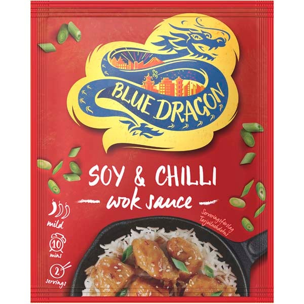 Blue Dragon Soija & Chili wok-kastike 120g