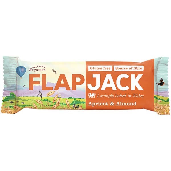 Brynmor Flapjack Apricot & Almond välipalapatukka 80g