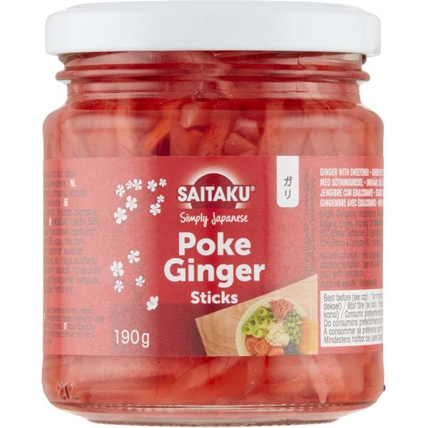 Saitaku Poke Ginger inkiväärisuikale 190g/110g