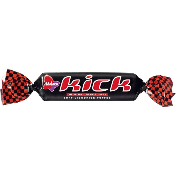 Malaco Kick Original lakritsitoffee 19g