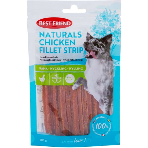 Best Friend Naturals kanafileesuikale koiranherkku 80g