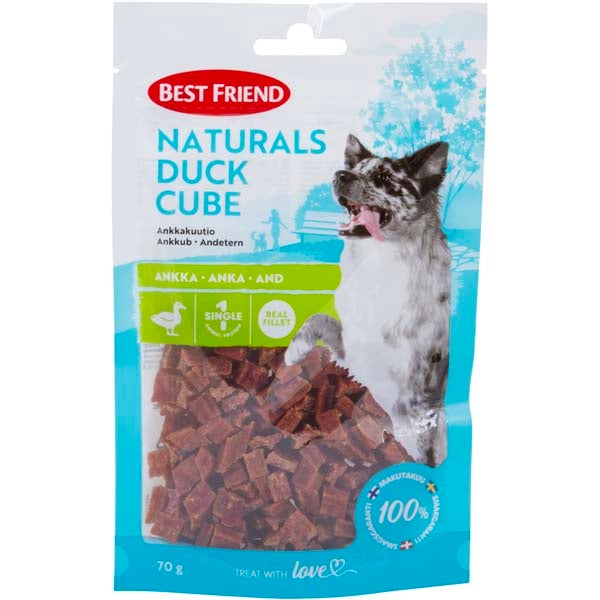 Best Friend Naturals ankkakuutio koiranherkku 70g