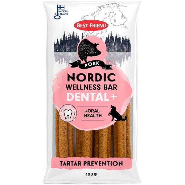Best Friend Nordic Wellness Bar Dental+ purutikku 100g