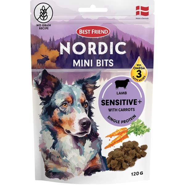 Best Friend Nordic Mini Bits Sensitive+ koiranherkku 120g