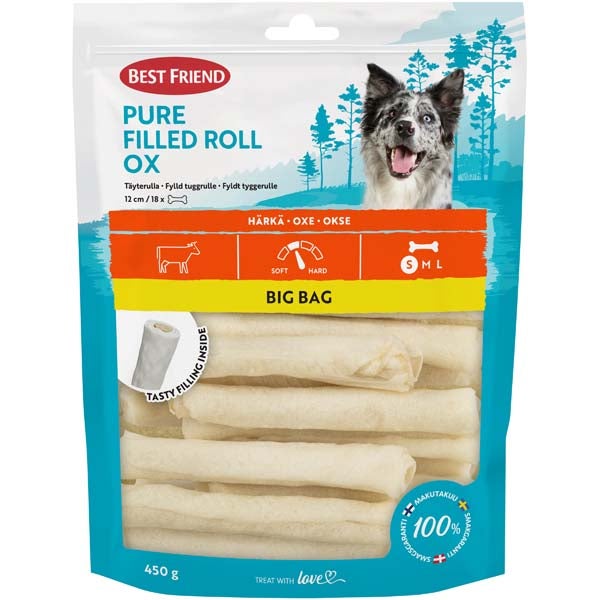 18kpl - Best Friend Pure pururulla härkä 12cm 450g