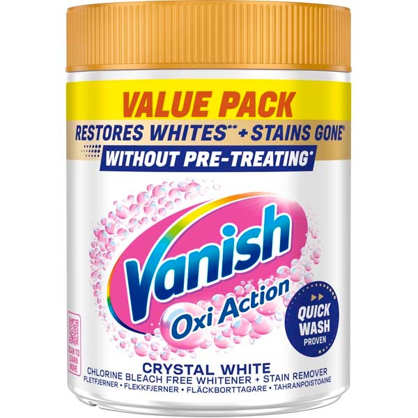Vanish Oxi Action Crystal White tahranpoistojauhe 940g