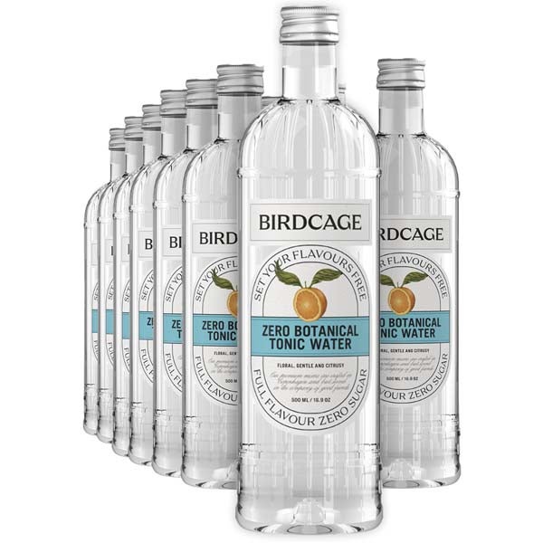 8kpl Birdcage Zero Botanical Tonic mikseri 500ml