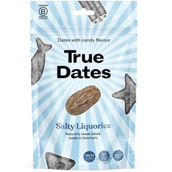 True Dates Salty Liquorice taateli 100g