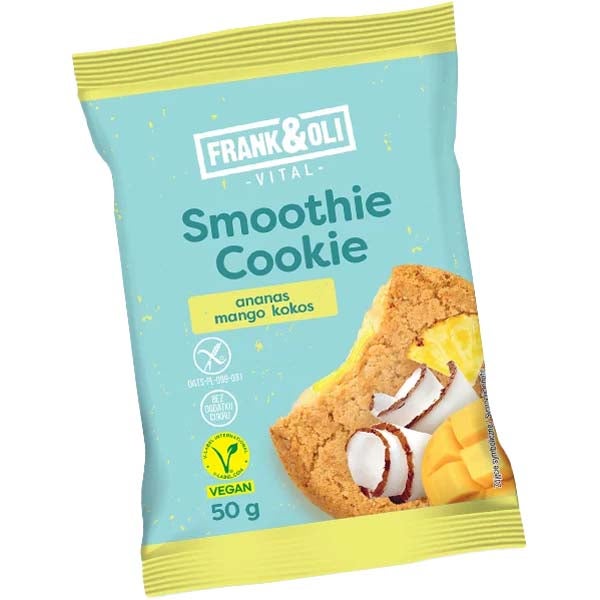Frank&Oli Smoothie Cookie ananas täytekeksi 50g