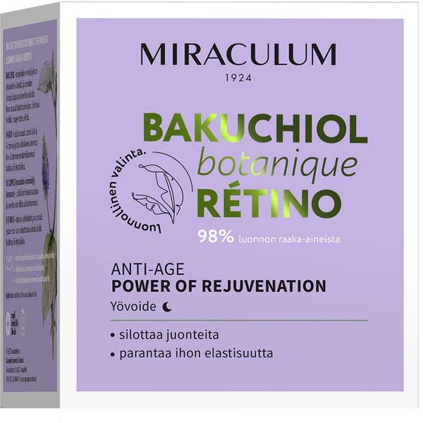 MIRACULUM Bakuchiol Anti-Age Power of Rejuvenation yövoide 50ml