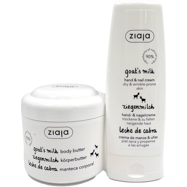 Ziaja Goat's Milk vartalovoi 200ml + käsivoide 80ml