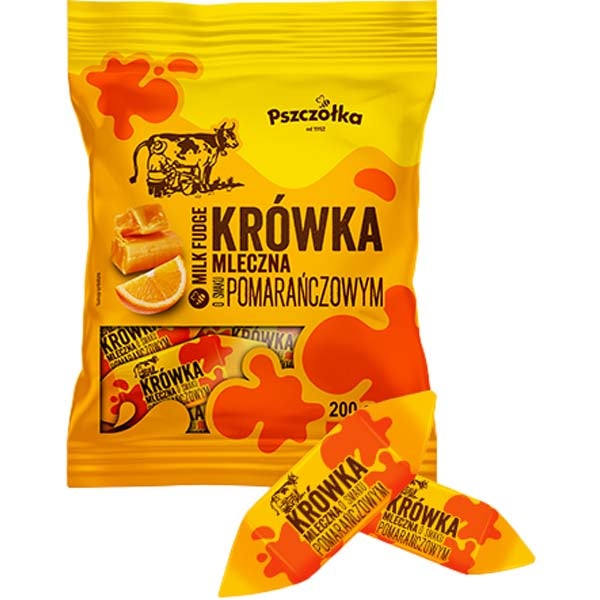 Pszczotka Krowka appelsiinitoffee 200g