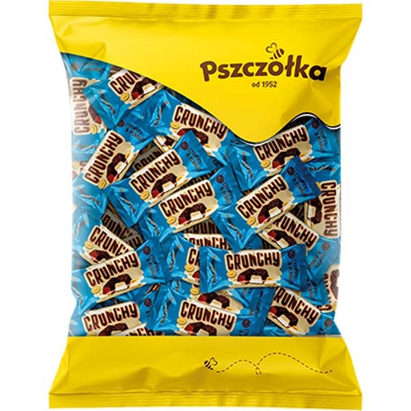 Pszczotka Crunchy Crispies & Peanuts suklaamakeinen 174g
