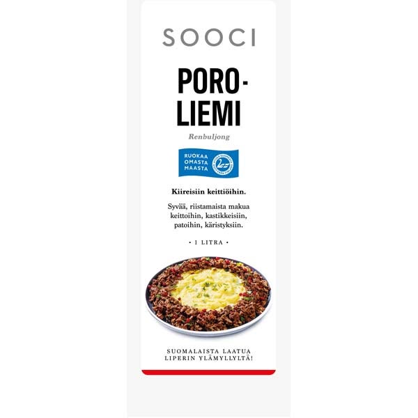 Kivikylän Sooci poroliemi 1l