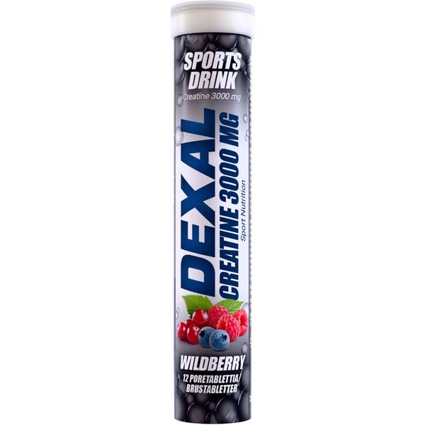 Dexal Sport Nutrition Kreatiini 3000mg poretabletti 12tabl