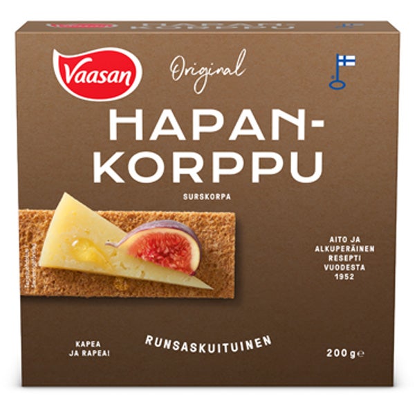 Vaasan Original hapankorppu 200g