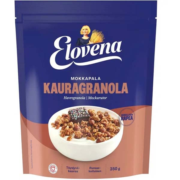 Elovena Mokkapala kauragranola 350g