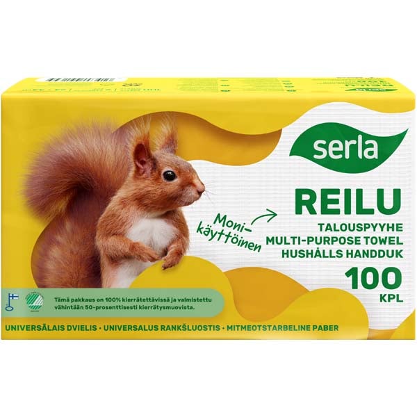 100kpl - Serla Reilu käsipyyhe