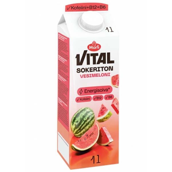 Marli Vital sokeriton vesimelonimehu 1l