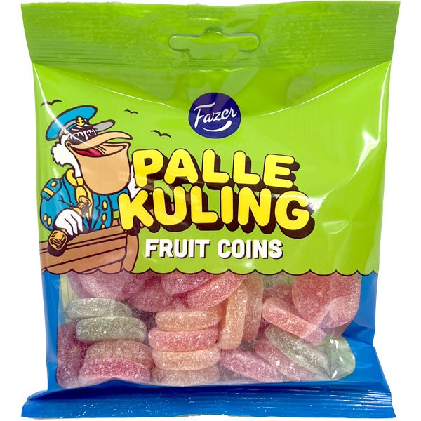 Fazer Palle Kuling Fruit Coins karkkipussi 90g