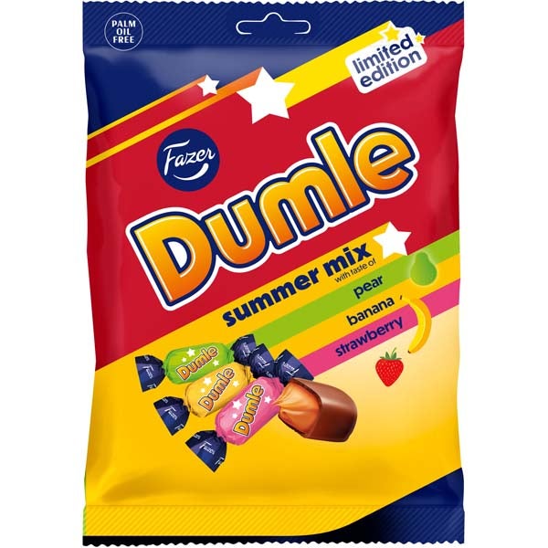 Fazer Dumle Summer Mix suklaamakeinen 180g