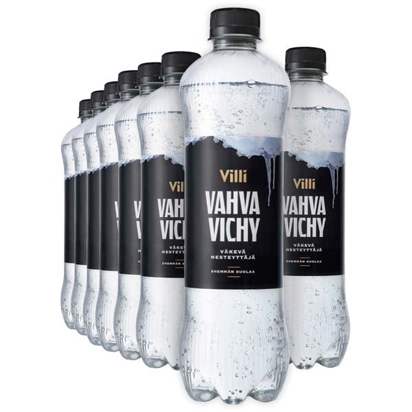 12kpl Villi Vahva Vichy kivennäisvesi 500ml