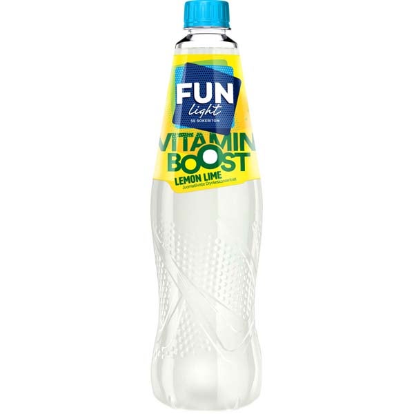 Fun Light Vitamin Boost Lemon Lime juomatiiviste 800ml