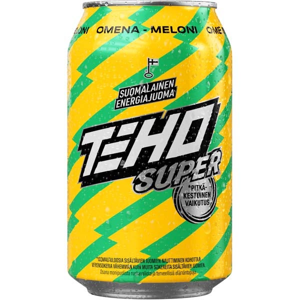TEHO Super Omena-meloni energiajuoma 330ml