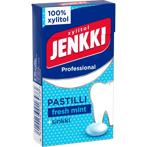 Jenkki Professional Fresh Mint + Sinkki täysksylitolipastilli 34g
