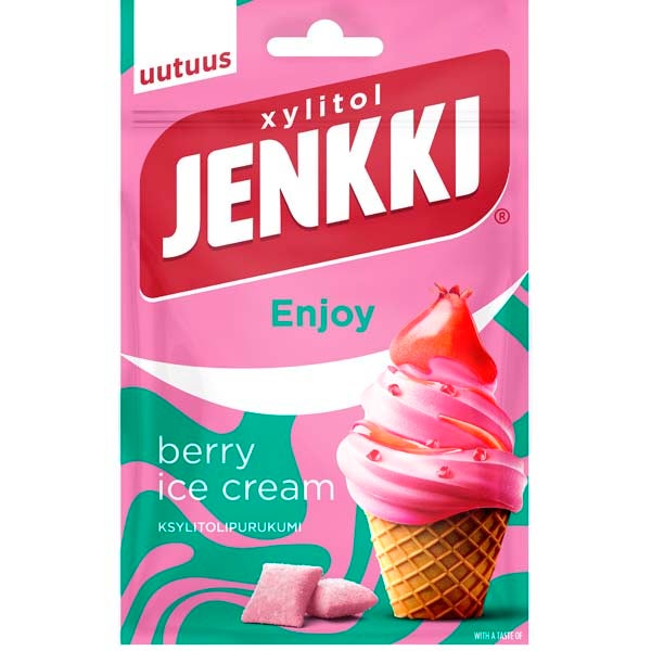 Jenkki Enjoy Berry Ice Cream ksylitolipurukumi 35g