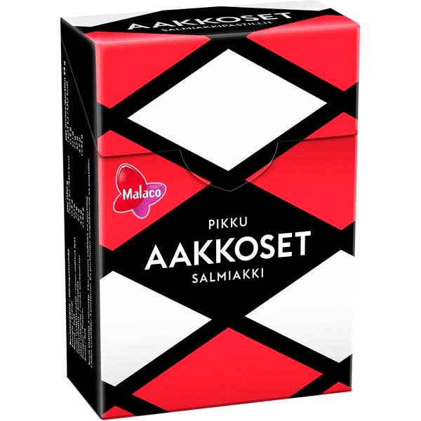 Malaco Aakkoset Pikku salmiakkipastilli 75g