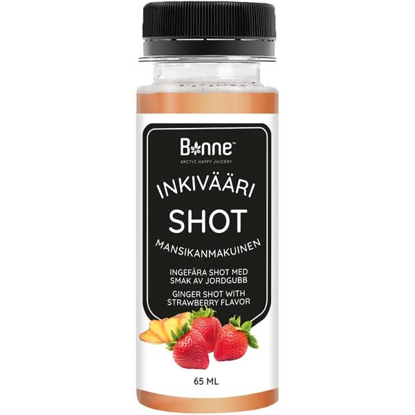 Bonne Mansikanmakuinen Inkiväärishotti 65ml