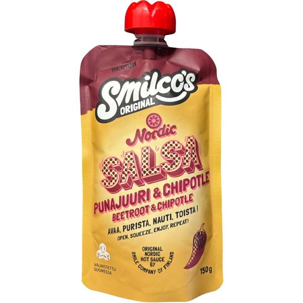 Smilco's Nordic Salsa Punajuuri-Chipotle salsakastike 150g