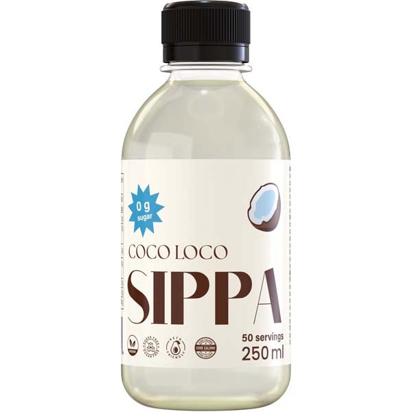SIPPA Coco Loco sokeriton makusiirappi 250ml