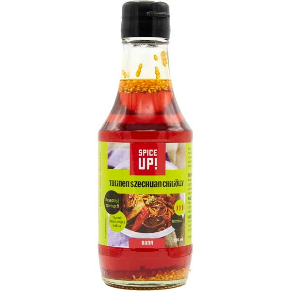 Spice Up! Tulinen Szechuan chiliöljy 200ml